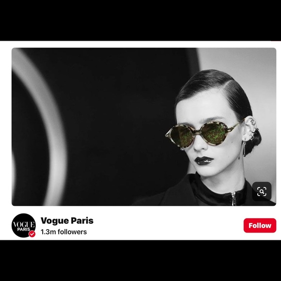 DIOR 2023 FASHION FORWARD COLOR IS  “GREEN” RUNWAY FOLIAGE ROUND SUNGLASSES - Picture 8 of 16